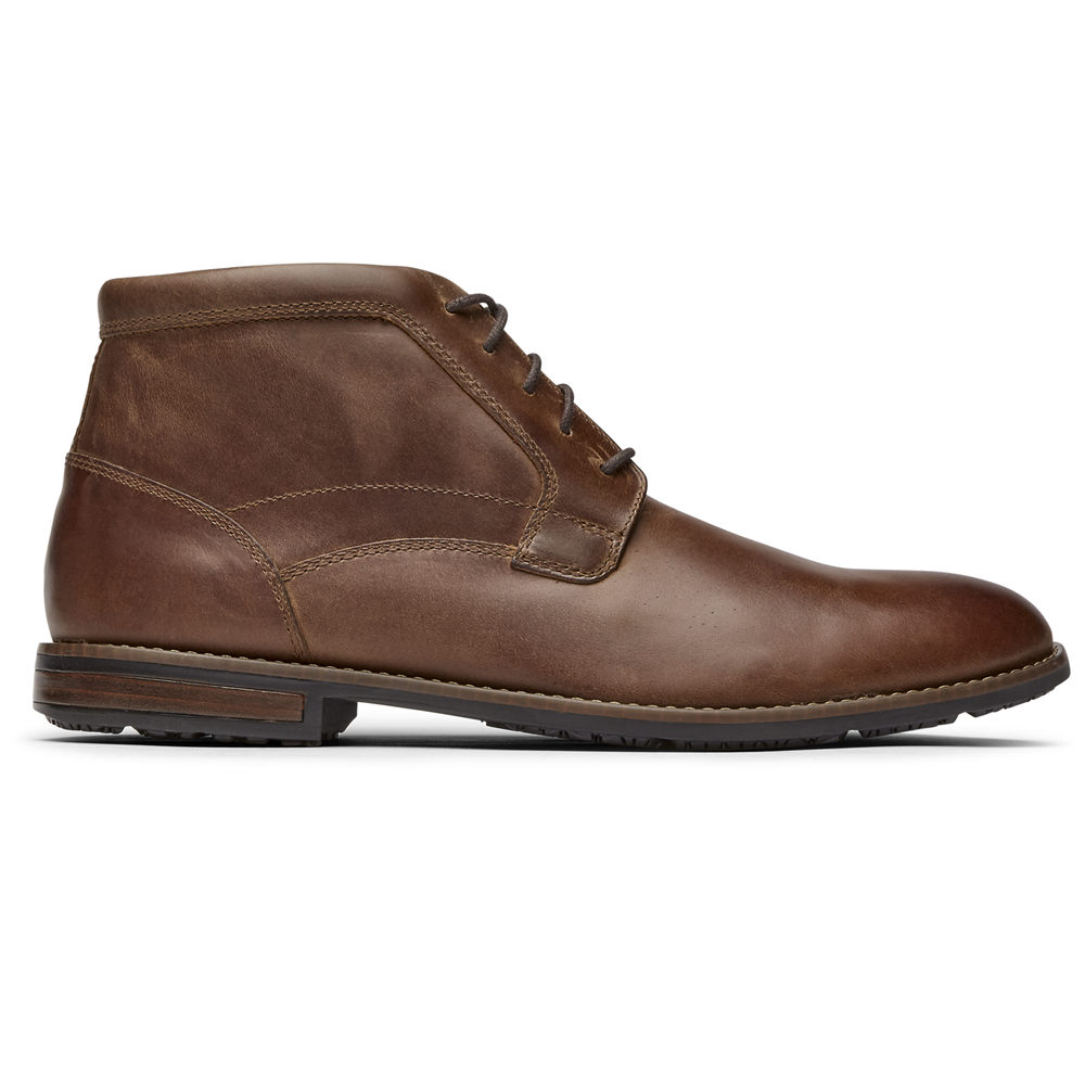 Botas Rockport Homem Marrom - Dustyn Chukka - 25043NMGV